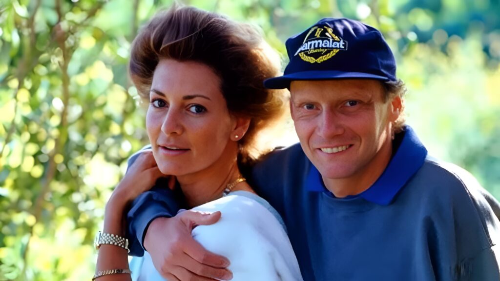 Niki Lauda's and Marlene Knaus